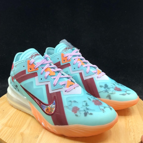 Nike LeBron XVIII 18 Low Mimi Plange Daughters Floral CV7562 400 Mens Sizes - Picture 4 of 10